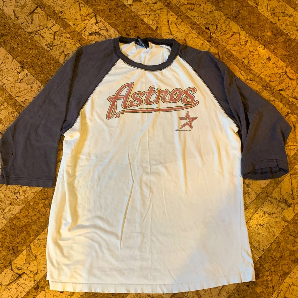 2008 Astros T Shirt MLB Stitches